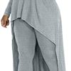 Women Casual 2 Piece Outfit 2 Piece Seamless Long Sleeve Tops High Waist Leggings Long Pant Set Sweatsuits Tracksuits - Image 3