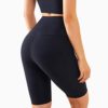 altiland Full Power High Waisted Yoga Biker Shorts for Women Athletic Workout Running Gym Exercise Shorts - 6 Inch/10 Inch - Image 2