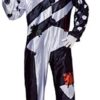 Scary Clown Deluxe Men Costume Set for Halloween Dress Up Party, Role Play and Carnival Cosplay - Image 3
