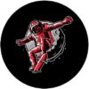 TRX Space Skating, Tron Coin Trading Future Millionaire PopSockets Swappable PopGrip - Image 3