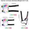 Knee Pads for Kids Elbow Padds Wrist Guards with Drastring Bag Adjustable Protective Gear Set for Girls Boys 3-8 Years Roller Skating Bike - Image 2