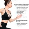MotoRun Womens Push-up Padded Strappy Sports Bra Cross Back Wirefree Fitness Yoga Top - Image 5
