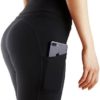 ChinFun Yoga Shorts for Women High Waist Tummy Control 4 Way Stretch Workout Running Shorts Side Pockets - Image 3