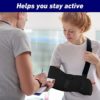 Neo G Arm Sling, Airflow Breathable - Lightweight Shoulder Sling Helps Support and Elevate Arm, Injury Recovery, Pre/Post Surgery - Adjustable Straps - Class 1 Medical Device - Image 4