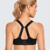 SYROKAN High Impact Sports Bras for Women High Support Underwire Racerback Adjustable Straps Bounce Control Running Workout - Image 3