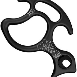 KONG OKA Canyoning Descender, Black, One Size