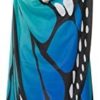 Butterfly Wing Cape Shawl with Lace Mask and Black Velvet Antenna Headband Adult Women Halloween Costume Accessory - Image 5