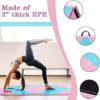 PanAme Gymnastics Folding Exercise Mats, Gymnastics Tumbling Mats, Fitness Tumbling Mats Exercise Aerobics Mats Stretching Fitness for MMA, Yoga, Home Gym Fitness - Image 5