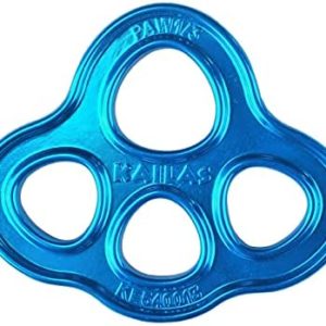 KAILAS Paw Rigging Plate 1/3 Aluminum Descender Plate 36kN 4 Holes for Tree Climbing