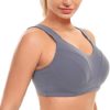 ZeroBound Women's Sports Bras High Impact Full Coverage Underwire Workout Bra Back Adjustable Straps Plus Size Bra - Image 2