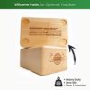 woodpower BalanceBlocks(Original & Contour) I Handstand Blocks & Yoga Block in One - Support Your Wrists During Bodyweight Training, Gymnastics, Acrobatics, Yoga and More (Pack of 2) - Image 5