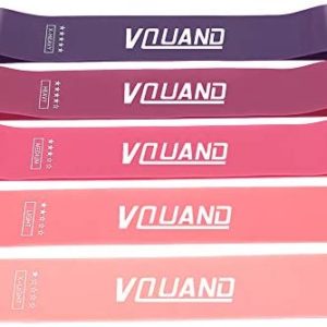Vquand Resistance Exercise Bands Set for Women Butt and Legs, Fitness Resistance Bands for Home, Booty Bands, Workout Bands for Strength Training, Pilates, Yoga, Recovery Bands for Physical Therapy