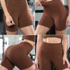 PINKSAVIOR Women's Yoga Shorts Ribbed Seamless Workout High Waist Athletic Gym Shorts Women - Image 2