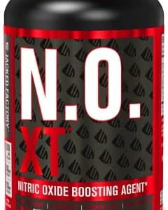 N.O. XT Nitric Oxide Supplement with Nitrosigine L Arginine & L Citrulline for Muscle Growth, Pumps, Vascularity, & Energy - Extra Strength Pre Workout N.O. Booster & Muscle Builder - 90 Veggie Pills
