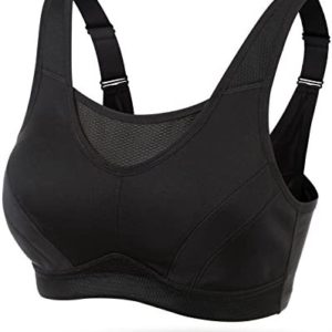 Wingslove Women's Full Coverage High Impact Wirefree Workout Non Padded Sports Bra Bounce Control