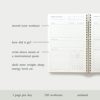 Kunitsa Co. Fitness Journal for Women. Track Workouts, Meals, and Weight Loss. Undated, Fits 120 Workouts (Sage, 6 x 8.5 in) - Image 2