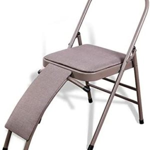 BXUFEI Yoga Chair Foldable,Chair Auxiliary Tools Backless Standard Props Practice Body Activities Balanced Headstand Bench for Family, Gym