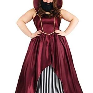 Plus Size Women's Bearded Lady Circus Costume