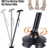 2-Pack LED Folding Walking Canes, Ohuhu Folding Walking Cane with LED Light, Adjustable Walking Stick with Carrying Bag for Fathers Mothers - Image 3