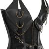 Alivila.Y Fashion Womens Steel Boned Retro Goth Steampunk Corset - Image 2