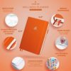 Clever Fox Wellness Planner - Weekly & Daily Health and Wellness Log, Food Journal & Meal Planner Diary for Calorie Counting, Notebook for Medical Condition Tracking, A5-Sized - Orange - Image 2