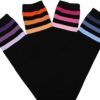 Tom & Mary Women’s Knee High Socks, Combed Cotton (86%), Non-Slip, Stretch, Stripe, Soft, Non See Through (Size 5-9) - Image 7