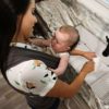Sleepy Wrap Baby Wrap Carrier for Newborns - Baby Carrier for Newborn to Toddler up to 35 lbs - Hands Free Stretchy Ergo Sling (Dark Grey) - Image 5