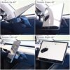 Tesla Model 3 Model Y Screen Swivel Mount,40° Rotating Holder for 2017-2022 Model 3/2020-2022 Model Y GPS Navigation Rotation Stand Central Console Vehicle Mounts with Four Direction Adjustments - Image 3
