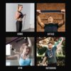 WODFitters Fabric Pull Up Resistance Bands - Set of 4 Long Cloth Resistance Bands for Working Out, Exercise, Stretching - Body Bands for Home Workout - Image 4