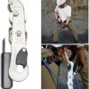 Tachiuwa Rock Climbing Self-Braking Descender Belay Device Arborist Rappelling Tool - Image 4