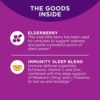 OLLY Immunity Sleep Gummy, Immune and Sleep Support, 3mg Melatonin, Echinacea, Zinc, Vitamin C, Chewable Supplement, Berry - 60 Count - Image 3