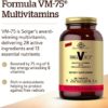 Solgar Formula VM-75 - Multivitamin with Chelated Minerals - Vitamin A, B6, B12, C, D, E - Biotin, Magnesium, Calcium, Iron, Zinc - Vegan Gluten Free Dairy Free - 180 Count (Pack of 1), Cream - Image 4