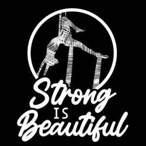 Aerial Silks Strong Is Beautiful Aerialist Aerial Silk Acrobatics Dancer Notebook: Collection Journal Subject 100 Lined pages 8.5x11 College Ruled Paper