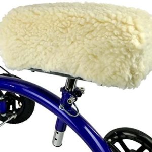 KneeRover Deluxe Sheepette Knee Walker Kneepad Cover with Thick Comfortable Padding