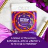 OLLY Immunity Sleep Gummy, Immune and Sleep Support, 3mg Melatonin, Echinacea, Zinc, Vitamin C, Chewable Supplement, Berry - 60 Count - Image 2