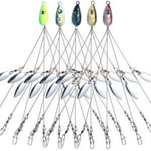 Dymoece 5 Arms Alabama Umbrella Fishing Rigs Lure Bass Bait Lure