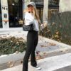 we fleece Women's Casual Bootleg Yoga Pants - Flare Leggings for Women High Waisted V Crossover Workout Pants - Image 3