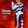 Scary Clown Deluxe Men Costume Set for Halloween Dress Up Party, Role Play and Carnival Cosplay - Image 2