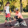 BOSONER Adult/Women/Kid Knee Pads Elbow pads Wrist Guard 6 in 1 Protective Gear Set for Skating Skate Skateboarding BMX Bicycle Inline Roller for Men Women Child Kids - Image 2