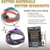 TRIBE Resistance Bands Set and Weights for Exercises I Exercise Bands for Men with Workout Bands, Handles, Door Anchor, Ankle Straps, Carry Bag, Exercise eBook I Resistance Training, Fitness Equipment - Image 2