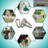 MFOREVER 30 Pack Spring Snap Hook 304 Stainless Steel Carabiner Camping Hiking Traveling Fishing, Small Carabiners for Dog Leash Harness (1.57 inch-30pack) - Image 7