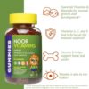 Noor Vitamins Halal Vitamins, Kids Vitamins, Kids Multivitamin Gummies: Vitamin C for Kids, D3, and Zinc for Immunity, B6 & B12 for Energy. Non-GMO, Allergen & Gluten Free Halal Gummies - 90 Count Gummy Vitamins for Kids - Image 3