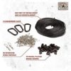 Rig'Em Right Waterfowl Do-It-Yourself Custom Texas Style Decoy Anchor Rigging System - Build 3-Dozen, Eight Foot Long Rigs - Image 2