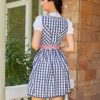 KOJOOIN Women's Oktoberfest Dress 3 Pieces German Dirndl Dress Costumes for Bavarian Carnival Halloween - Image 5
