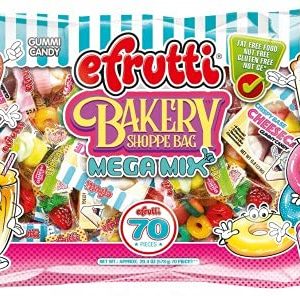 eFrutti Bakery Shoppe Bag Gummy Candy Meg Mix Bag, 20.14 Ounce - 70 Pieces