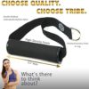 TRIBE Resistance Bands Set and Weights for Exercises I Exercise Bands for Men with Workout Bands, Handles, Door Anchor, Ankle Straps, Carry Bag, Exercise eBook I Resistance Training, Fitness Equipment - Image 3