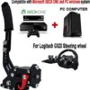 Obokidly Upgrade USB Handbrake Support G920 Compatible with Xbox ONE/Xbox ONE S for Simracing Game Sim Rig with Clamp Also Suitable for PC (Black) - Image 2