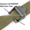 AmmoGarand Green Web Sling M1 Garand US GI Pattern Two Point OD Cotton Made in USA - Image 5