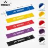 Whatafit Resistance Loop Bands Premium Exercise Fitness Band for Stretching, Crossfit, Pilates, Yoga, Physical Therapy, Home Gym. Fitness Stretch Bands for Booty Legs - Image 3