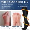 Compression Socks for Women and Men Circulation (3 Pairs) - Best for Medical,Nursing,Running,Travel Knee High Socks - Image 2